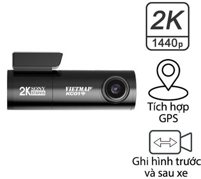 Camera hành trình Vietmap KC01 cảnh báo giọng nói