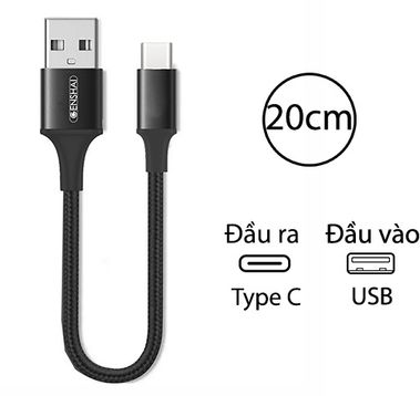 Cáp Type-C GenShai GT202 20cm