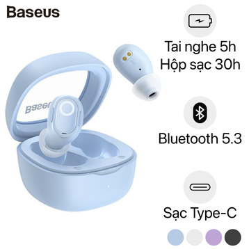 Tai nghe Bluetooth Wireless Baseus Bowie WM02