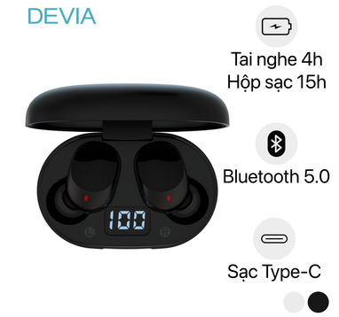 Tai nghe Bluetooth True Wireless Devia Joy A6