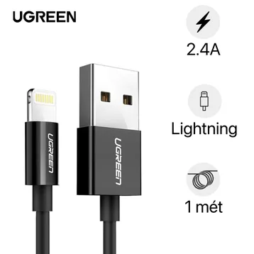 Cáp USB-A to Lightning Ugreen MFI US155 1m| Giá rẻ