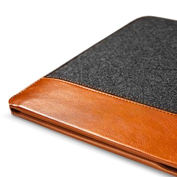 Túi chống sốc Tomtoc Felt & PU Leather cho Macbook Pro/Air 15 - 16 Inch